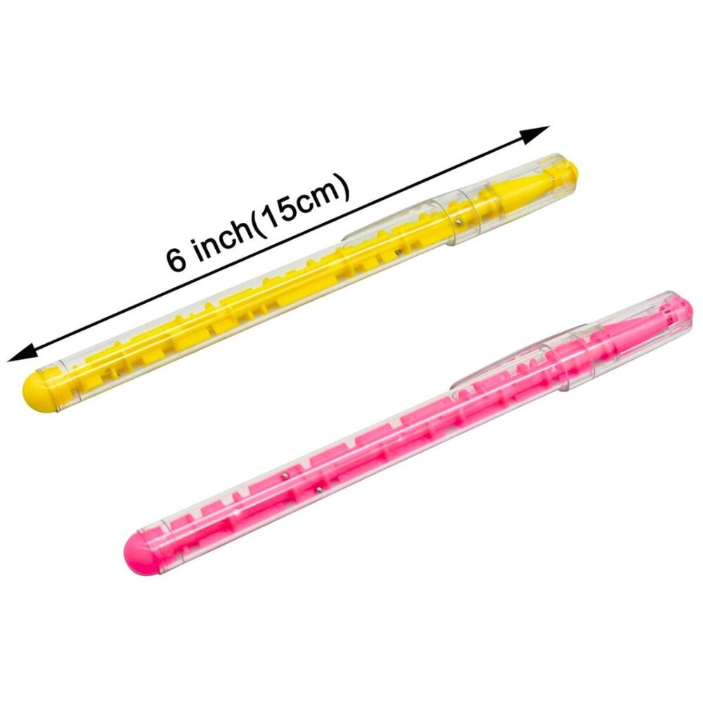 PICK 3 FIDGET Maze Puzzle Blue Ink Ballpoint Pen NEW - Picture 5 of 7